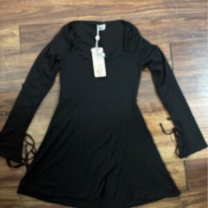 Oh Polly size 8 lil black dress BNWT party prom chunky sexy romantic